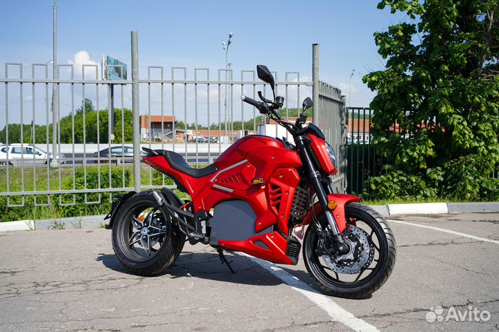 Электромотоцикл ECO-diavel красный