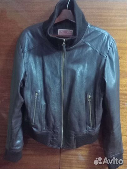 Кожаная куртка мужская