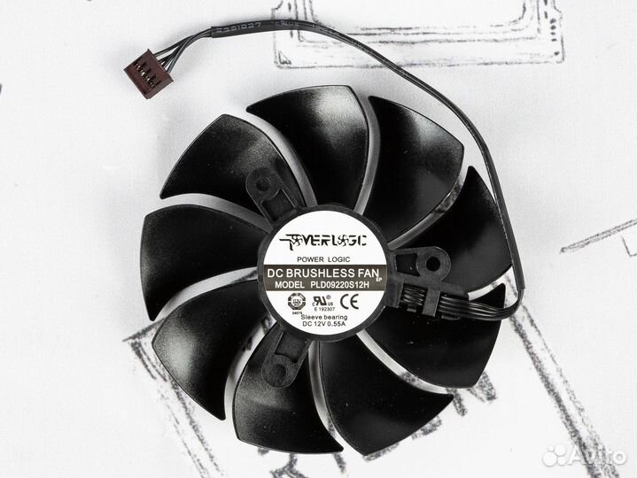 Вентилятор evga nvidia RTX XC ultra 87мм №2