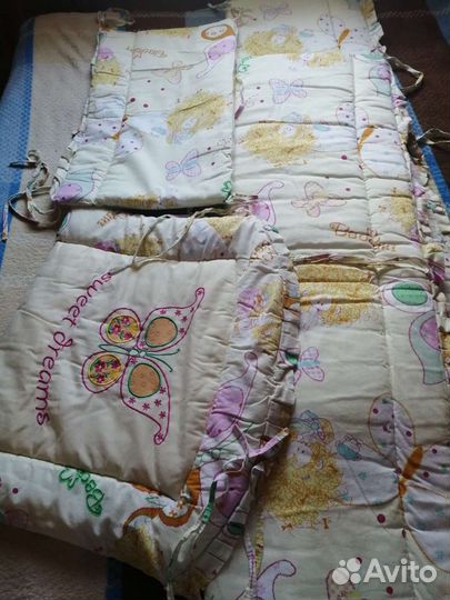 Мягкие бортики в кроватку