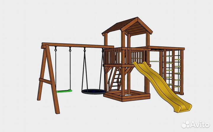 Спортивный игровой комплекс для улицы