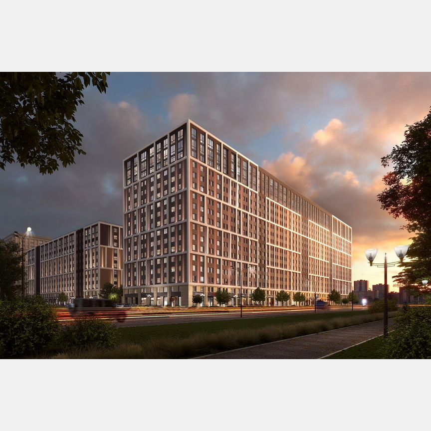 Апартаменты-студия, 23,6 м², 6/17 эт.