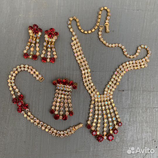 Винтажный комплект Яблонекс Чехословакия