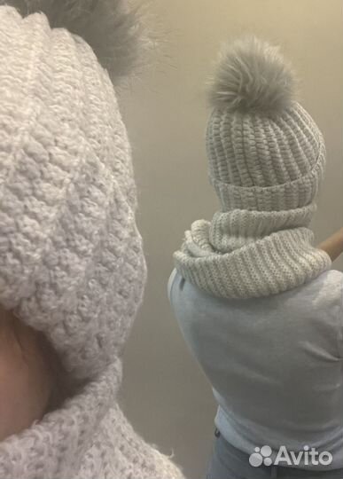 Шапка снуд 54