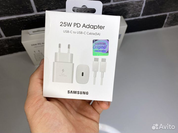 Зарядное устройство Samsung 25W (Type C, новая)