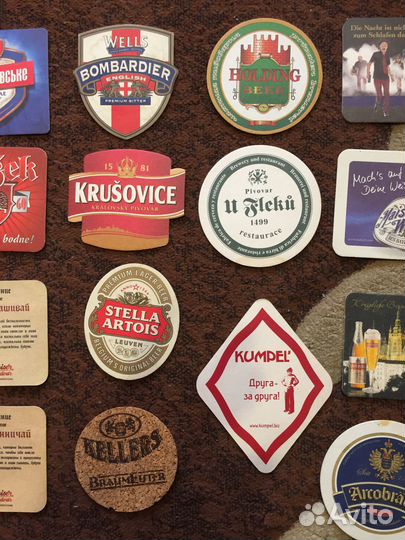 Коллеция подставок под пивной бокал (костер)