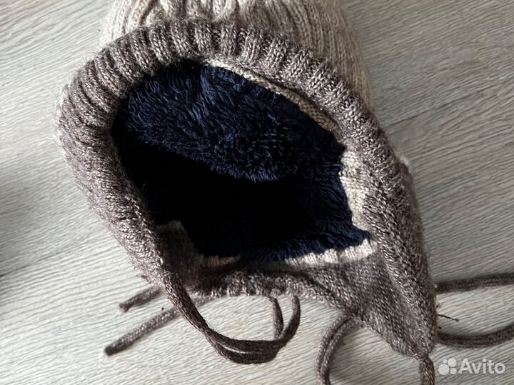 Шапка зимняя утеплённая для мальчика