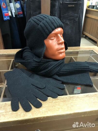 Шапка мужская, комплект Canoe новые