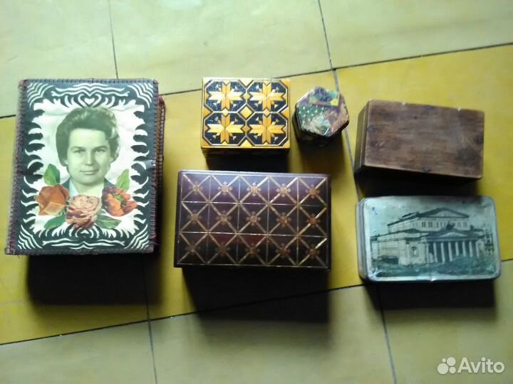 Коробки шкатулки винтаж СССР