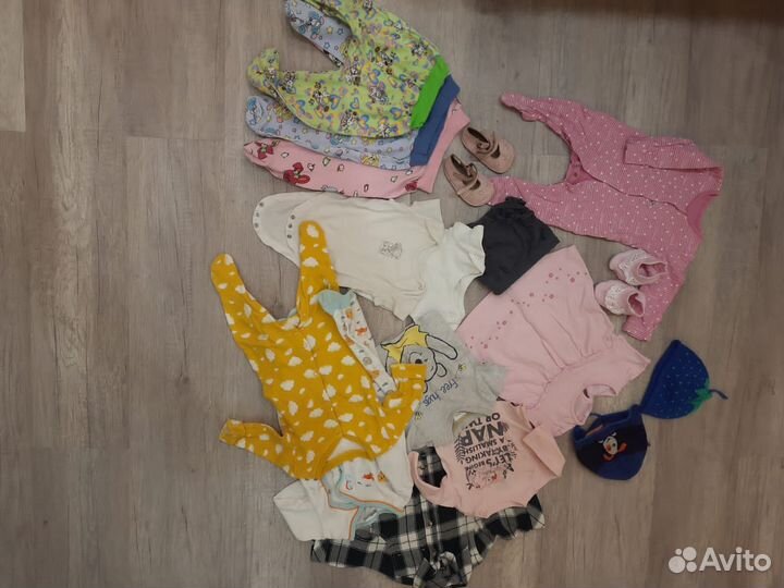 Детские вещи пакетом от 0 до 6 месяцев