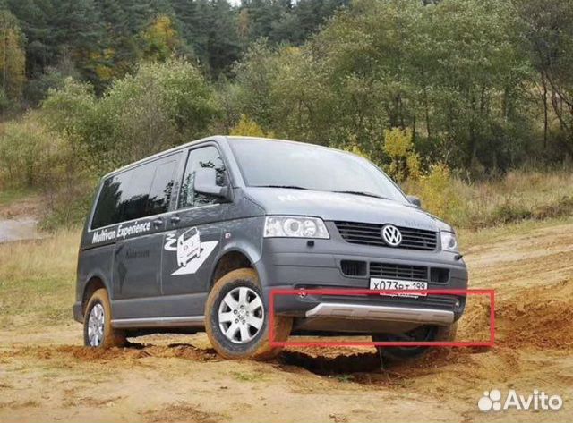 Накладка бампера VW Multivan T5 Panamericana