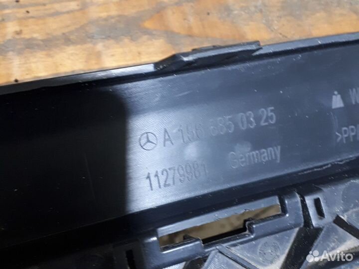 Юбка заднего бампера Mercedes GLA X156 W156 гла