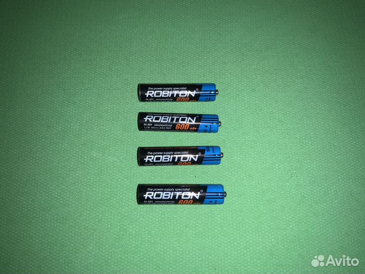 Аккумуляторы ааа robiton 600MH (мизинчиковые)
