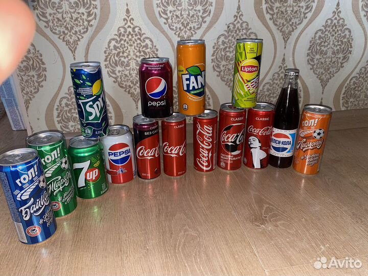 Коллекция банок с напитками 2017-2020