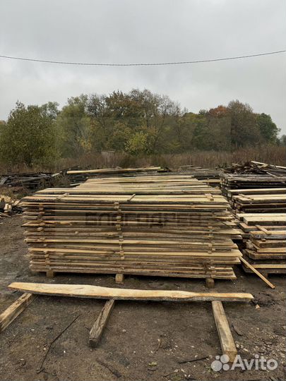 Доска Не обрезная доска липа 2 сорт 50 мм