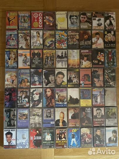 Кассеты с записью совестская и иностранныя эстрада