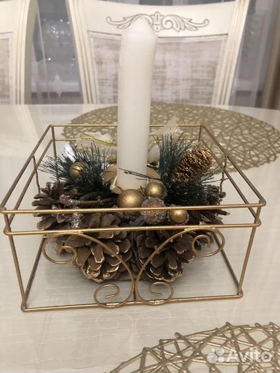 Подсвечник новогодний