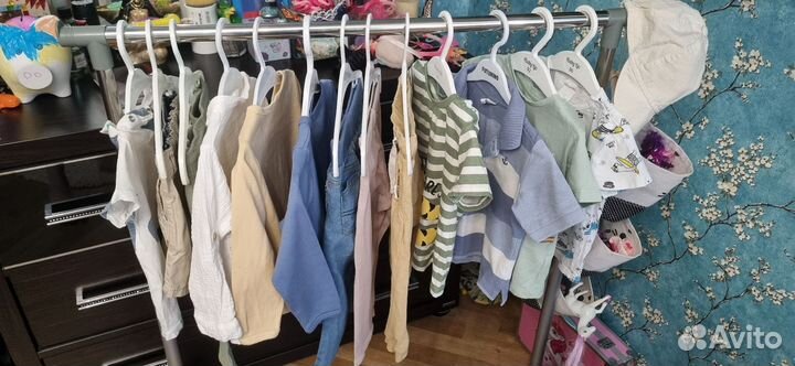 Детские летние вещи пакетом на мальчика 86