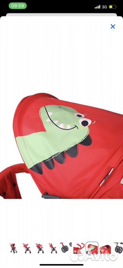 Прогулочная коляска трость babyton zoo