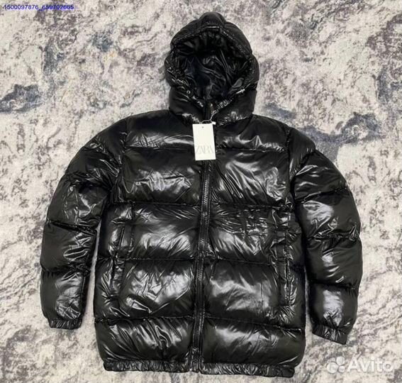 Пуховик Zara x Moncler puffer jacket (Арт.61162)