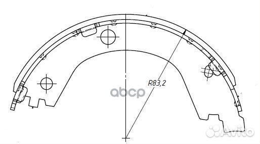 Колодки торм. для а/м ГАЗель Next (13) 4.6т
