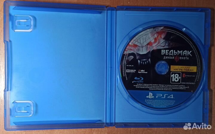 Игра ps4 Ведьмак 