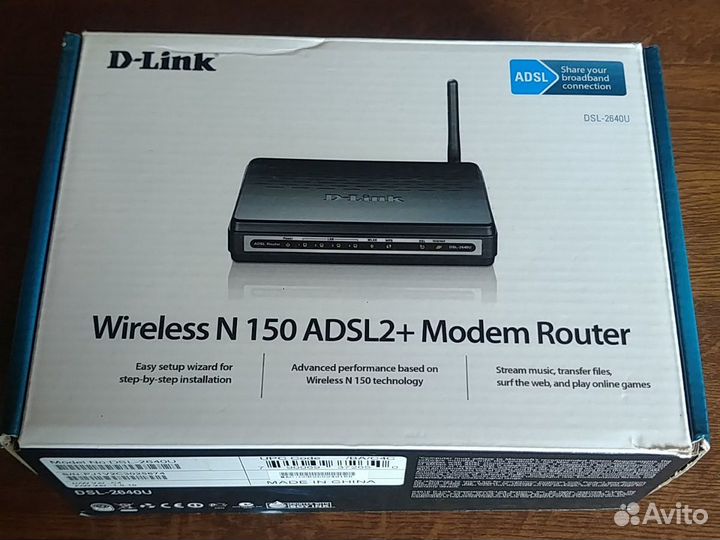 Маршрутизатор adsl2+ D-Link