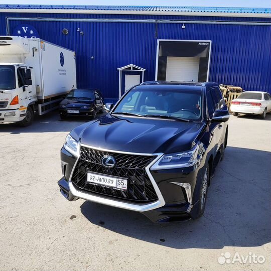 Обвес тюнинг TRD черный Lexus LX570, LX450 X159