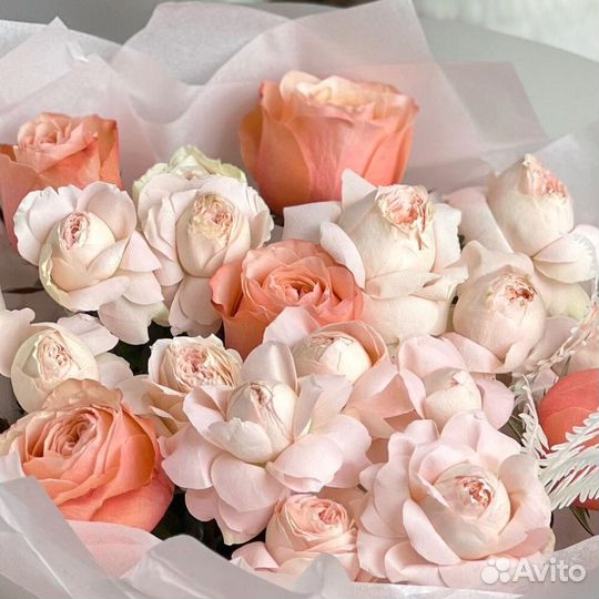 Букет из нежных роз