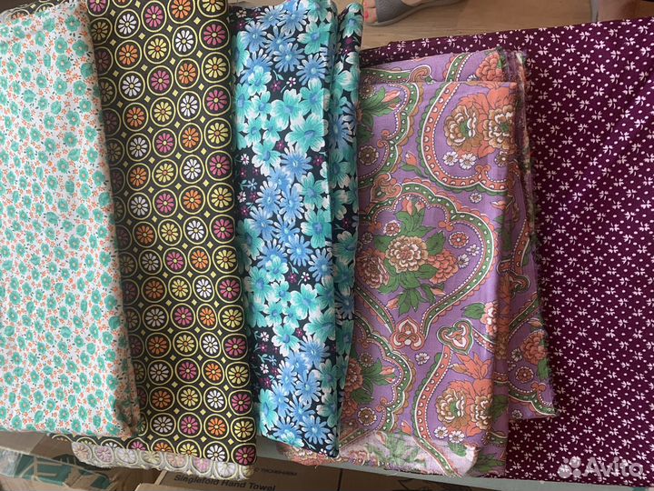 Отрез ткани хлопок СССР