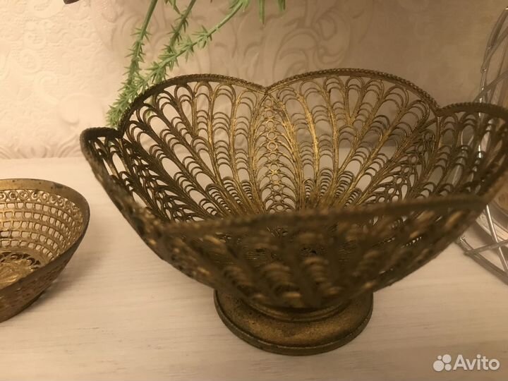 СССР Скань набор вазочка с розетками