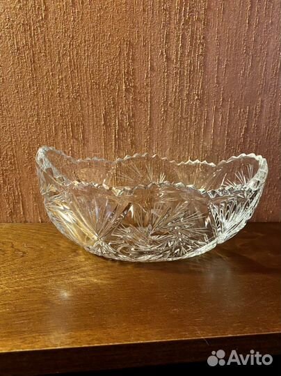 Ваза для конфет СССР винтаж стекло