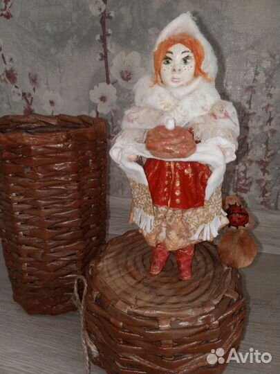 Игрушка из ваты в подарочной упаковке