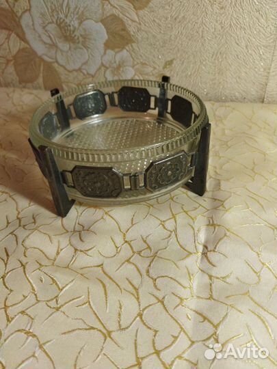 Конфетница СССР, сахарница, ситечко, щипцы