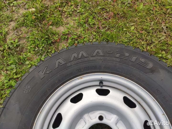 Кама 219 225 75 r16 на штамповке