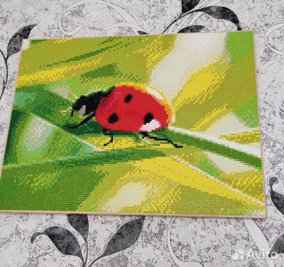 Алмазная мозаика на подрамнике Летний луг