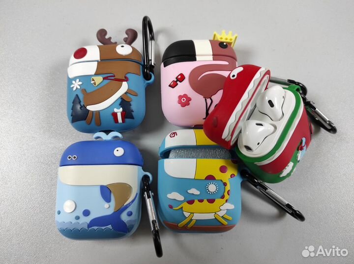 Чехол для Apple Airpods в ассортименте