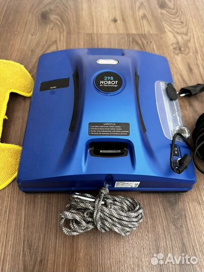 Робот-стеклоочиститель hobot 298 Ultrasonic, синий