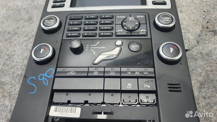 Блок управления климат-контролем Volvo S80 AS60