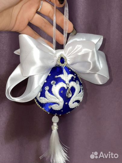 Шар елочный(пара) 10 см