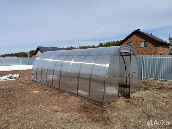 Теплицы в наличии (каркас + поликарбонат)