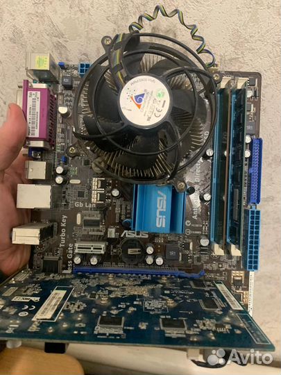 Видеокатра, мать, процессор озу и кулер