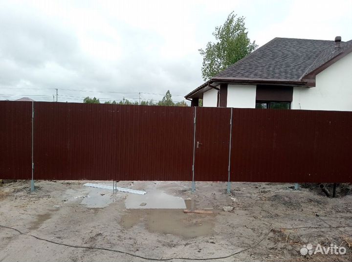 Забор на дачу