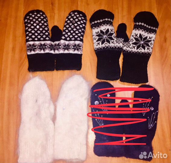 Перчатки варежки шарфы