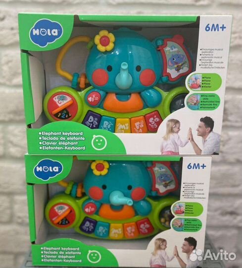 Hola: Развивающая игрушкаМузыкальный Слоненок