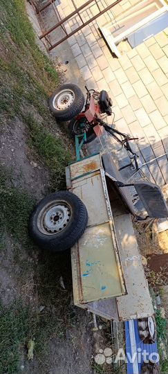 Мотоблок с прицепом