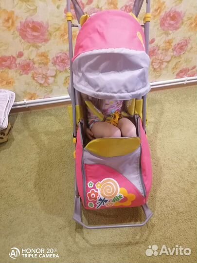 Детские санки коляска ника