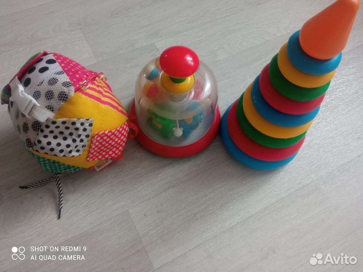 Развивающий коврик+ развивающие игрушки