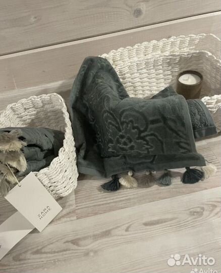 Полотенце zara home новое Кисточки