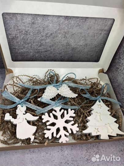 Ёлочные украшения ручной работы